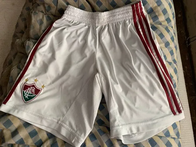 bermuda shorts calção fluminense adidas tamanho p