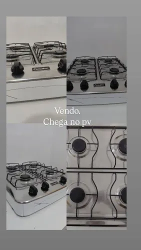 VENDO Fogão De Mesa Esmaltec 4 Bocas Laguna 4027