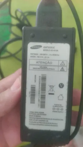 Carregador notebook Samsung 