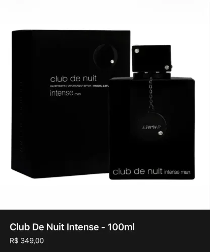 Perfume Club De Nuit Intense