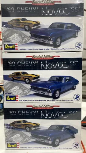 Kit Plastimodelismo chevy 69 lacrado