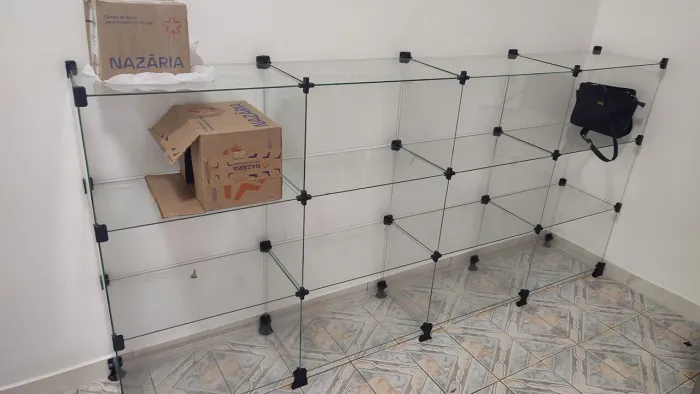 Bancada de vidro