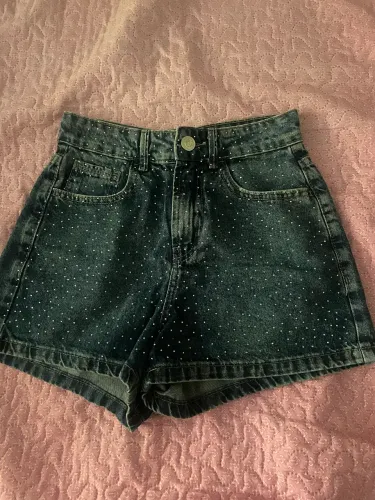 Shorts Jeans Com Brilho