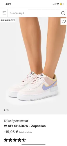 Tênis Nike air shadow colorido 