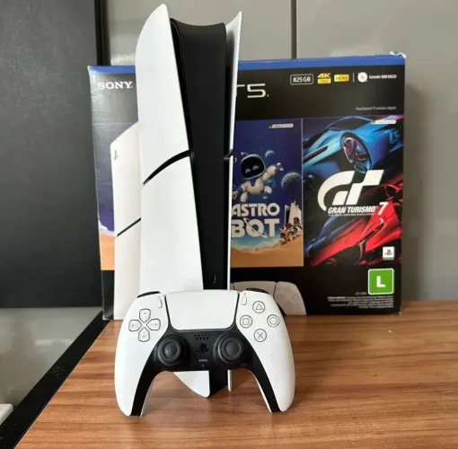 PS5 SLIM 825GB 5 MESES+NOTA FISCAL