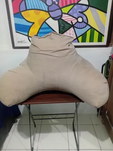 Belíssima almofada de leitura/encosto para cama ou sofá muito usado para pacientes acamado