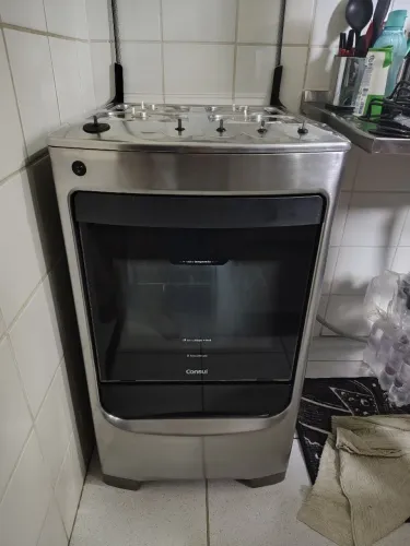 Fogão Consul inox 4 bocas