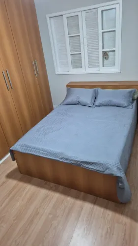Cama de casal baú com colchão