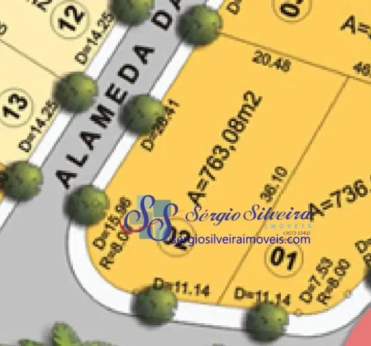Lote amplo de esquina com 763,08m² no Eusébio