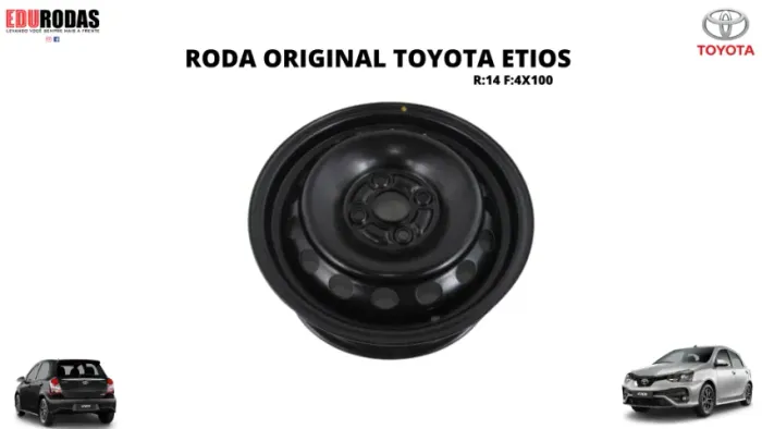 Roda + Pneu Original Step Toyota Etios - R:14