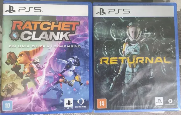 Combo PS5: Returnal + Ratchet Clank (Novos/Lacrados)