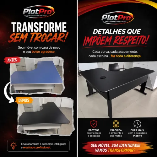 ENVELOPAMENTO EM GERAL - MÓVEIS, CARROS, MOTOS E MUITO MAIS!