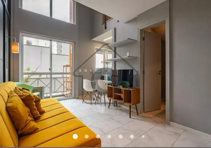 Apartamento para locação no Paraíso: 1 quarto, 1 suíte, 1 vaga, 42m² - São Paulo-SP.