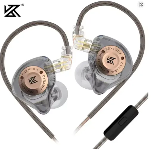 KZ EDX Pro X - Fone Intra-Auricular Profissional | Graves Potentes e Alta Qualidade