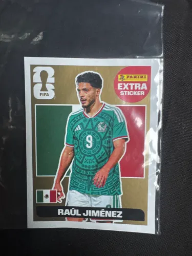Figurinha Raul jiménez ouro