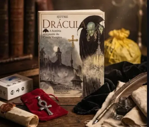 Livro capa dura Drácula 