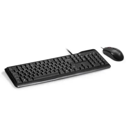 Kit Teclado e Mouse com Fio Get Elegance USB Preto Frete Grátis