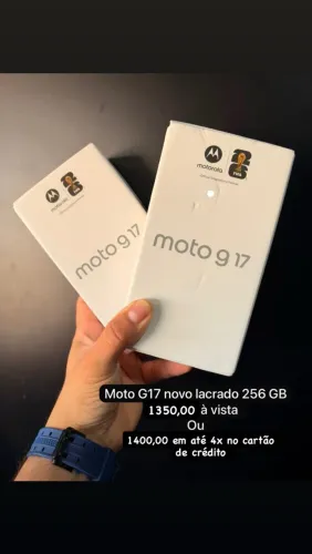 Moto G17 Novo Lacrado 256gb