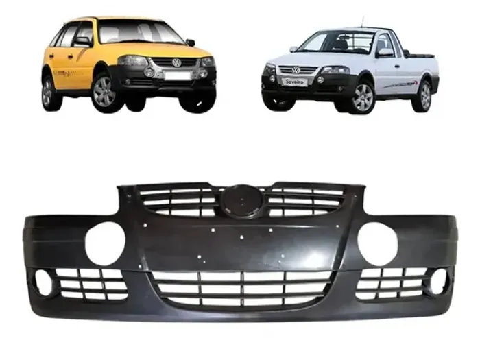 Parachoque Dianteiro Saveiro Surf G4 Gol Rallye G4  Preto
