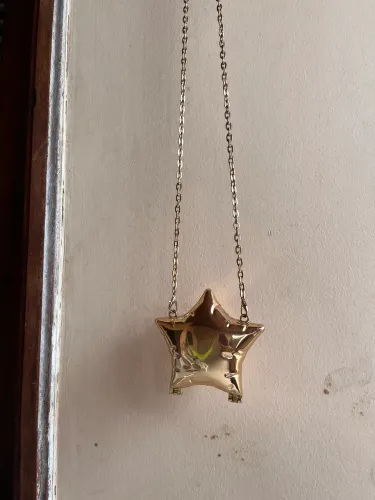bolsa de estrela dourada
