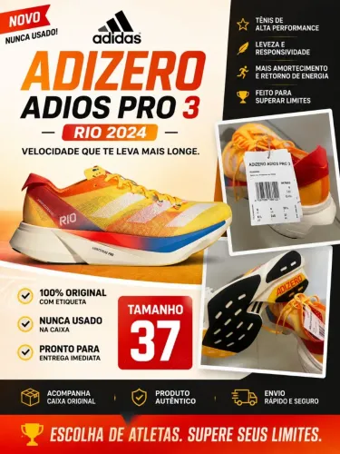 Tênis Adizero Áudios Pro 3 - Especial RIO