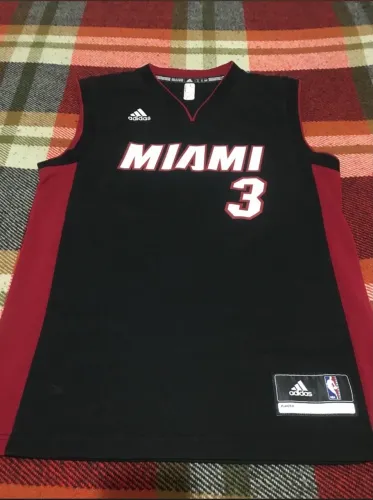 regata nba miami heat dwayne wade #3 tam: p