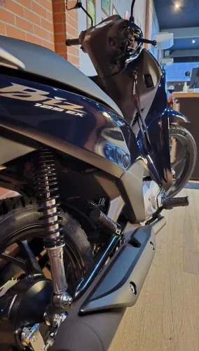 Biz 125 ex azul cor lançamento