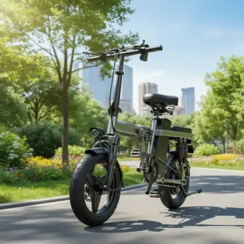 bicicleta elétrica dobrável 400W nova