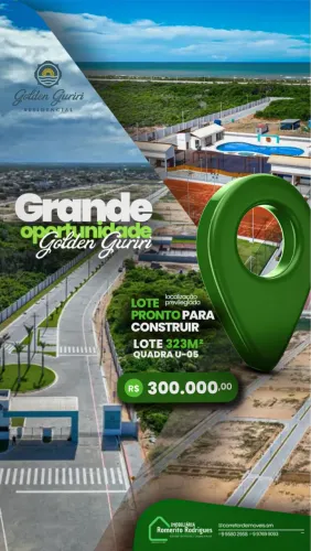 Grande oportunidade lote pé na areia 