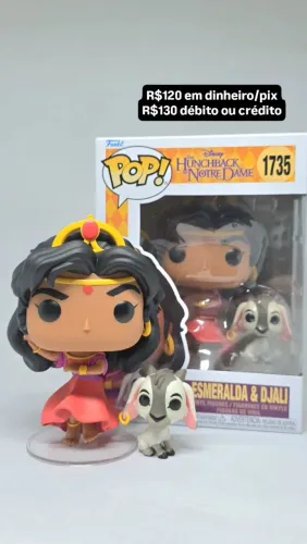 Funko Pop Disney Esmeralda & Djali 1735