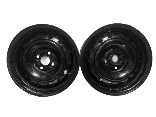 Roda de Ferro GM Chevrolet Aro 15 4X100 4 Furos Roda Ferro GM Chevrolet Aro 15 Original GM