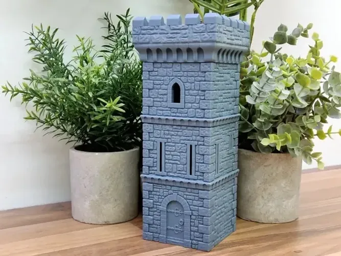 torre de castelo rpg modular d&d escala 28 mm wargame cenário maquete diorama ruínas