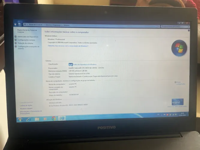 Notebook 465GB