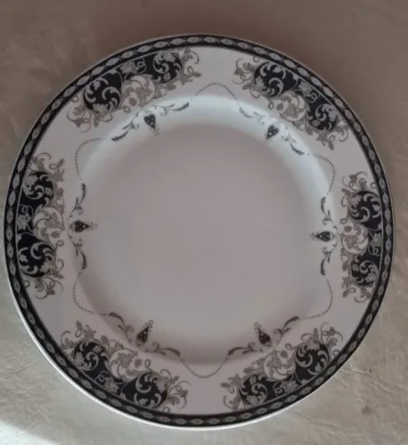 Conjunto com 9 pratos de porcelana da marca Dior