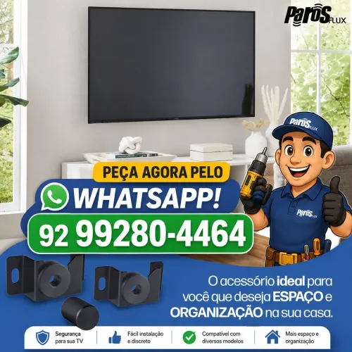Promoção! Suporte para TV Universal de 14" a 84" por Apenas R$ 39,99