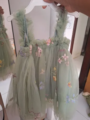 Vestido infantil tule