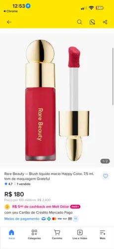 Kit Rare Beauty Blushes: Grateful e Spirited