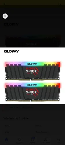 Kit Memória Ram Gloway Blood Shadow DDR4