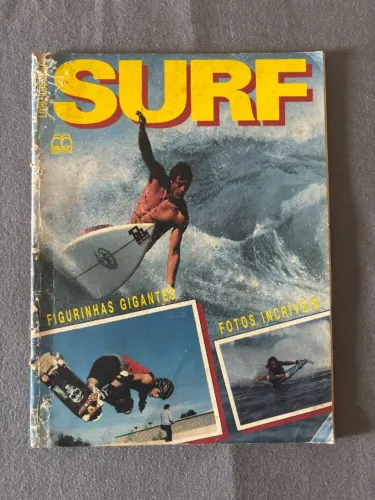 Álbum de Figurinhas Surf 1987 Completo - Editora Multi