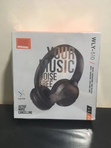 Fone de Ouvido sem Fio WLY-510 Similar ao Jbl 510bt Bluetooth Dobrável - preto - LACRADO