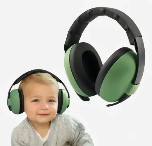 Protetor Auricular Infantil Lehmox LEF-1218 Abafador de Ruído para Bebês e Crianças