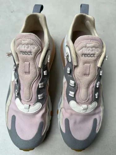 tênis nike air max 270 react plum chalk