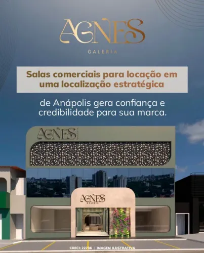 Salas Comerciais no Bairro Jundiaí - Avenida Santos Dumont - Galeria Agnes 
