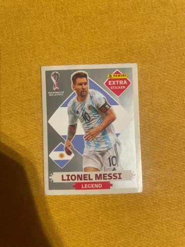 figurinha legend messi prata