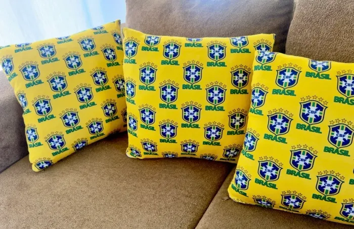 Almofadas decorativas Copa do Mundo Brasil