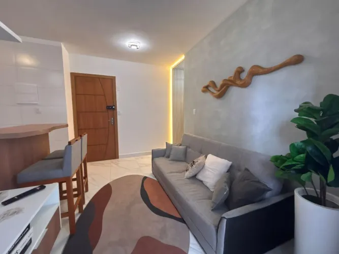 Apartamento com 1 dormitório à venda, 51 m² - Vila Guilhermina - Praia Grande/SP