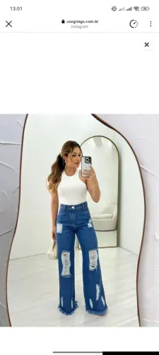 Vendo calça nesse modelo na cor clara