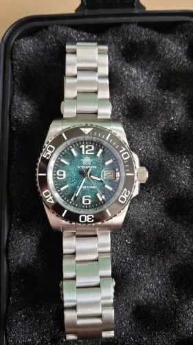 Relógios de pulso e mergulho masculino Addisdive. Aço inox 316L na caixa.
