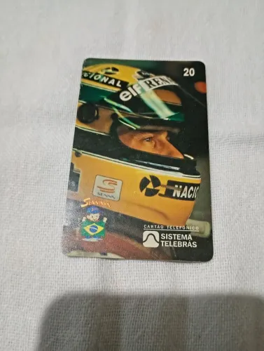 Cartão telefônico Ayrton senna