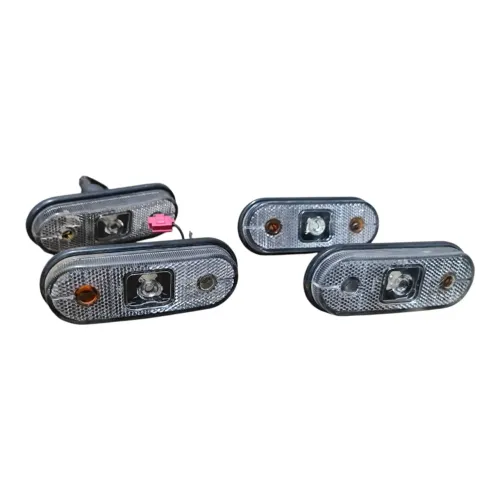 Kit 4 Lanterna Lateral Tipo Facchini Led Branca 12/24